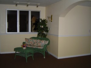 Meeting room foyer to accomindate 60 people and large rest rooms off the foyer,