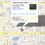 Directions to Family Felloeship Center St. Petersburg